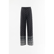 Pantalon ample en tissu de rayonne